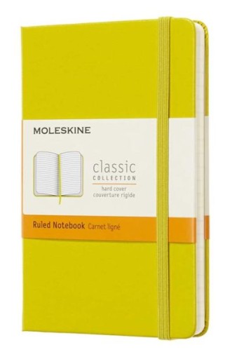 Moleskine Yellow notatnik A6 notes z gumką w linie