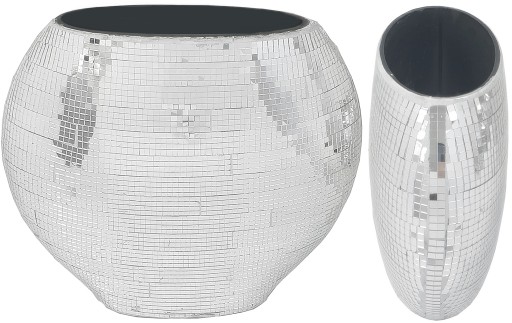 WAZON LUSTRZANY FLAKON DONICZKA DONICA OWAL 20 cm