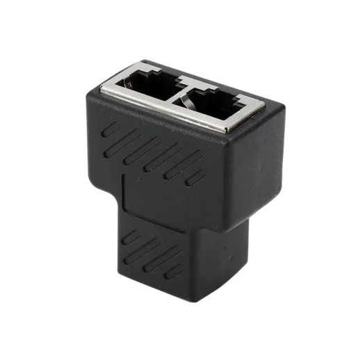 1 do 2 LAN sieć Ethernet adaptery RJ45 Splitter Extender adaptery wtykowe