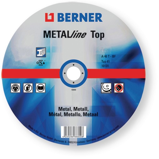 TARCZA DO SZLIFOWANIA METALU 125MM BERNER