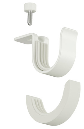 IKEA BETYDLIG Uchwyt na drążek karnisz biały