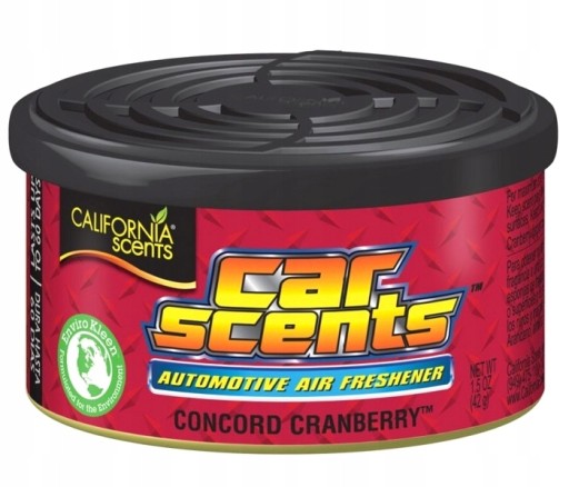 CALIFORNIA SCENTS CAR Concord Аромат клюквы
