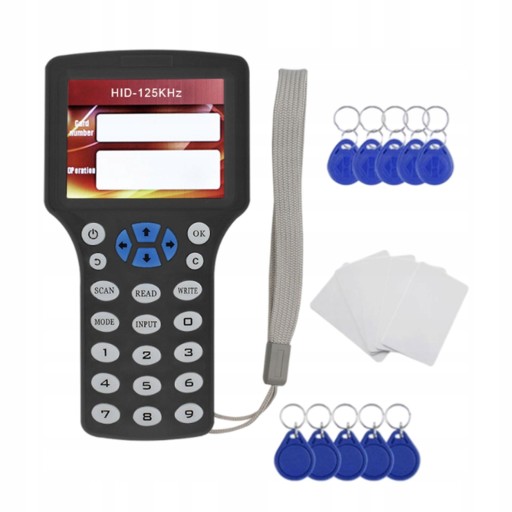 Powielacz RFID UID Dekoder LCD UID T5577 Karty