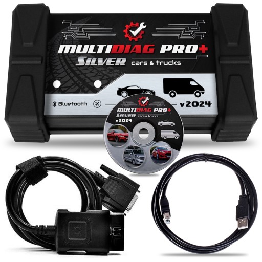 MULTIDIAG PRO+ SILVER TESTER INTERFEJS DIAGNOSTYCZNY OBD2 OSOBOWE DOSTAWCZE