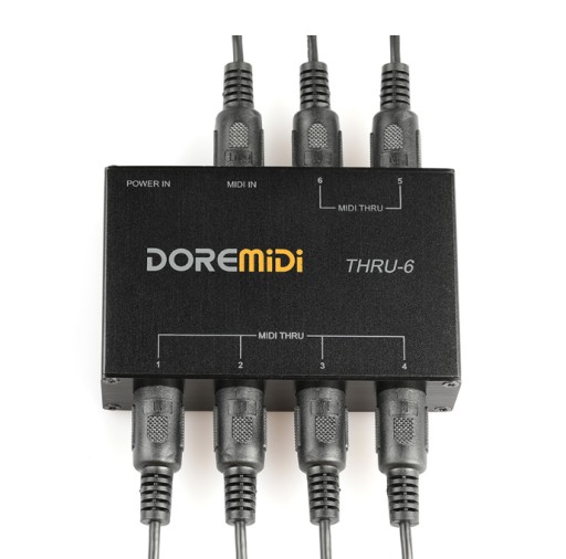 DOREMiDi MIDI przez 6 przez kontroler skrzynkowy