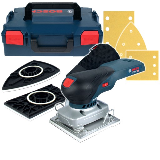 SZLIFIERKA OSCYLACYJNA GSS 18V-13 BOSCH L-BOXX korpus + OSPRZĘT