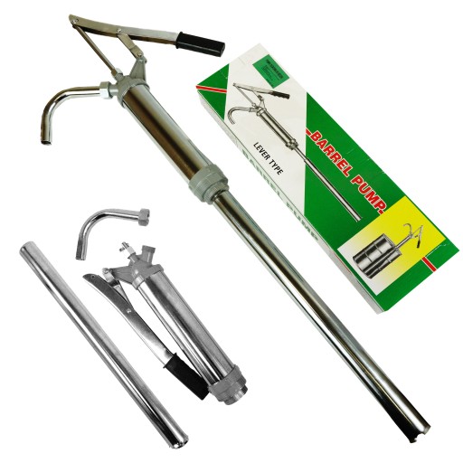 SILVER POMPA POMPKA RĘCZNA TŁOKOWA DO OLEJU PALIWA BECZKI 20MM HG1009