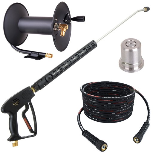 Pistolet Lanca Dysza Wąż 15m Bęben do KARCHER HDS