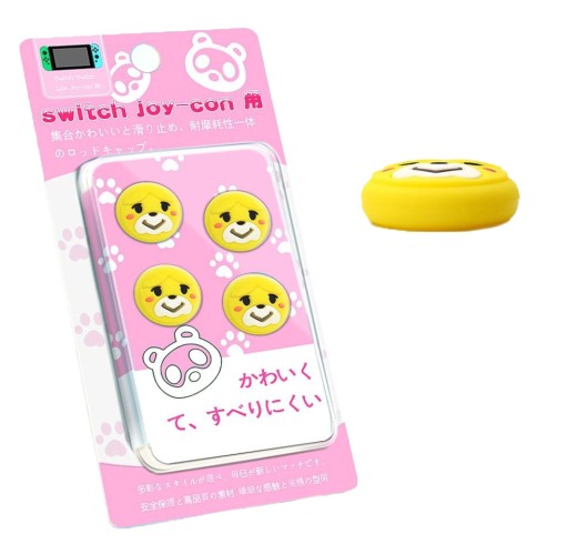 4x GUMKI NAKŁADKI SWITCH / SWITCH OLED Lite Animal Crossing Isabelle