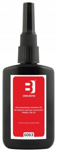 Klej UV do tworzyw sztucznych DREI BOND 6063 50 ml