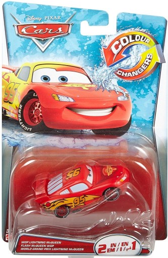 MATTEL CARS AUTA ZMIENIA KOLOR ZYGZAK McQUEEN