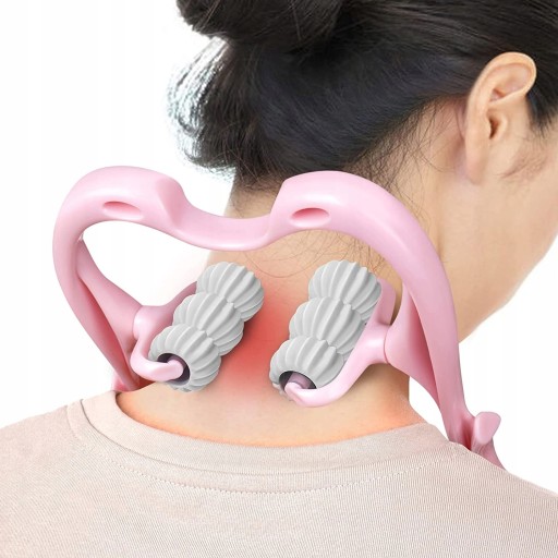 Neck Massager Manual Shiatsu Roller Ball Massage