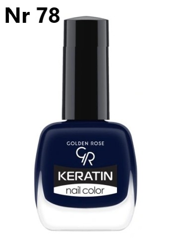 Lakier do paznokci keratyna Golden Rose Keratin 78