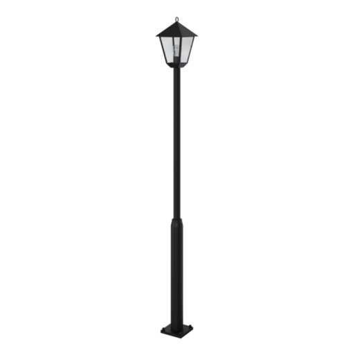 Lampa ogrodowa stojąca wysoka GoodHome Docker E27 IP44 czarna