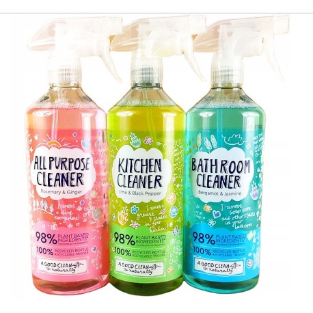 Zestaw do sprzatania mix spray 3x 750ml zapachowy