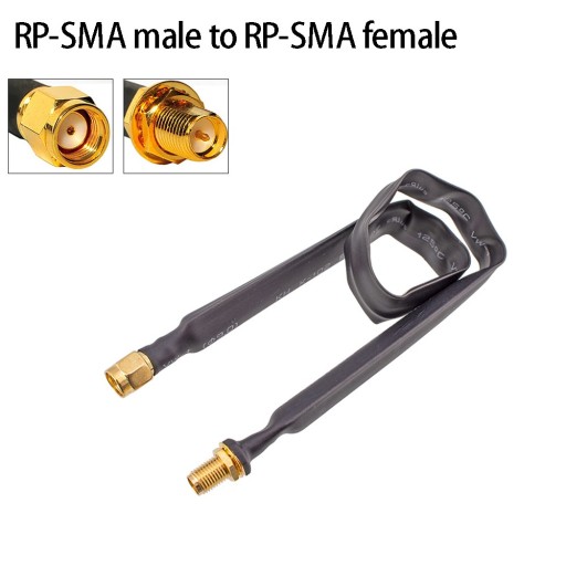 RP-SMA męski na RP-SMA kobiet 1 opakowanie płaskie