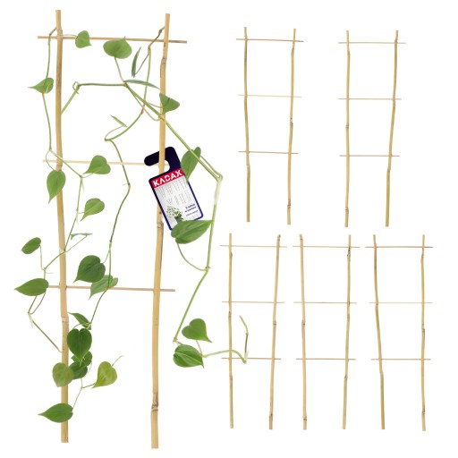PERGOLA PODPORA DRABINKA BAMBUSOWA 45 CM 5 SZT