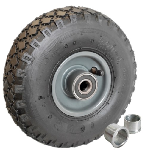 Koło do wózka 260mm pompowane 3.00-4 Łk 4PR C 16mm