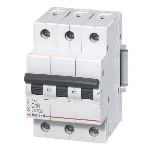 LEGRAND RX³ WYŁĄCZNIK NADPRĄDOWY 3P C16A 419235