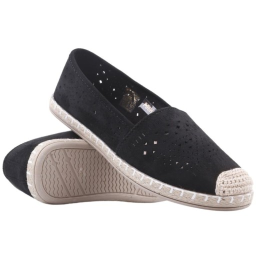 Espadryle damskie nadwymiary ażurowe duży rozmiar