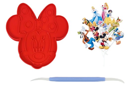 FOREMKA WYKRAWACZ ODCISKACZ MYSZKA MINNIE + OZDOBY