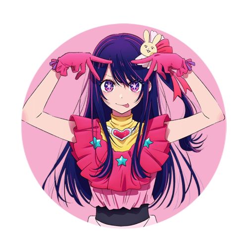 Przypinka Oshi no Ko Hoshino Ai Anime 58mm