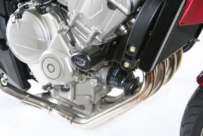 CRASHPADY AERO R&G HONDA CBF600 08- & HORNET BLACK