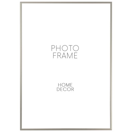 Ramka na Zdjęcia aluminiowa Srebrna 50x70 cm FOTO RAMA