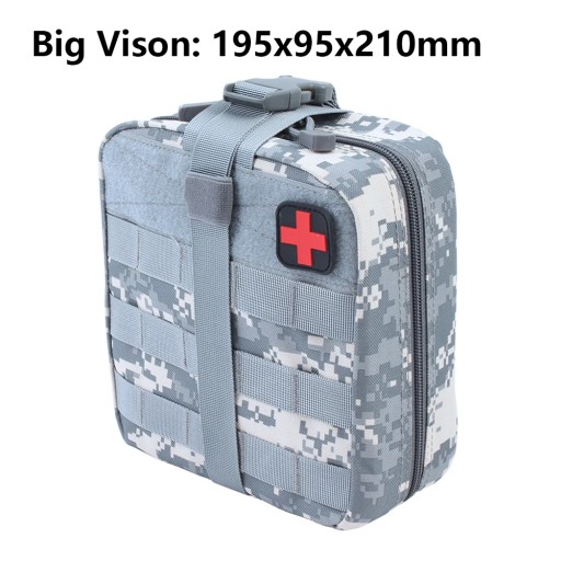 TACTIFANS First Aid Pouch Patch Bag Molle Hook and Loop Amphibious