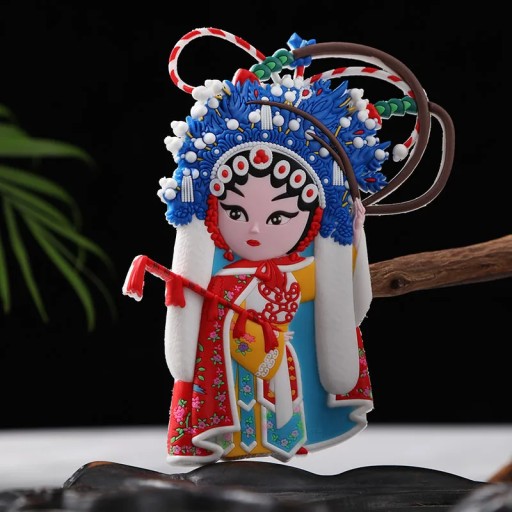 Peking Opera Masks Creative Three-Dimensional Characters Refrigerator Stick