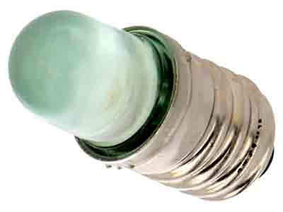 LAT-ZAR12GLED-Y Żarówka LED zielona z gwintem E10, 12V