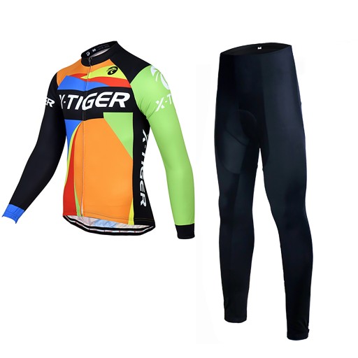 Strój Rowerowy Komplet Kolarski Bluza Getry Legginsy Spodnie Ocieplany 6XL