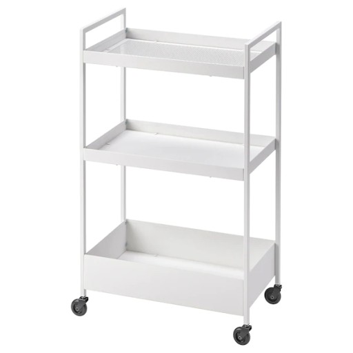Wózek kuchenny barek kółka BIAŁY IKEA NISSAFORS