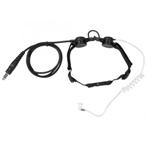 Laryngofon taśmowy do Baofeng MOTO Military plug