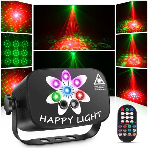 LED LASER MIGAJĄCE KOLOROWE ŚWIATŁO SCENICZNE