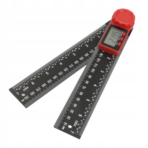 KĄTOMIERZ ELEKTRONICZNY CYFROWY 200mm 360° SOLIDNY