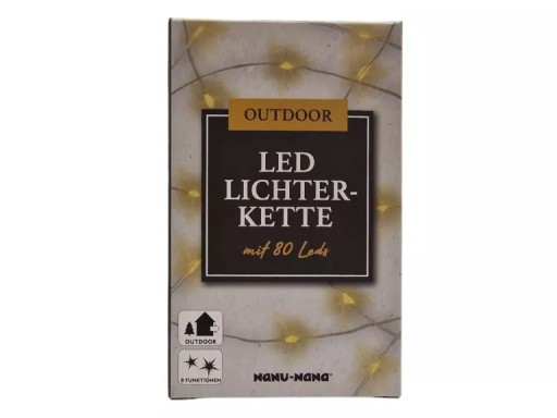 NANU-NANA LAMPKI ZEWNĘTRZE 80LED