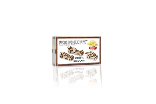 Drewniane Puzzle 3D - Samochody Wyścigowe