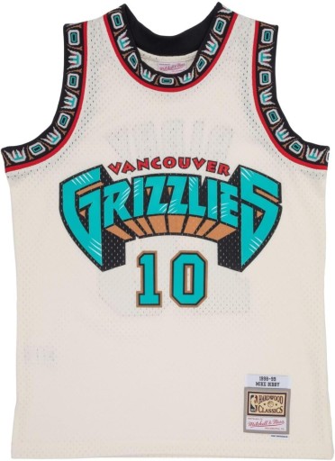Koszulka Swingman Vancouver Grizzlies Off-White Mike Bibby, S