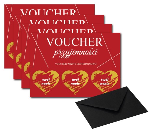 KUPONY VOUCHER dzień chłopaka WALENTYNKI PREZENT twoje napisy