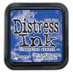 TUSZ DISTRESS Ink Pad - Ranger - Tim Holtz - Blueprint Sketch