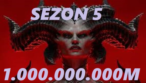 1.000.000.000 MLN GOLD NOWY SEZON 5 DIABLO 4 PS ZŁOTO PIEKIELNE HORDY