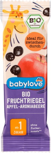 Babylove Batonik Owsiany z Jabłkiem i Aronią