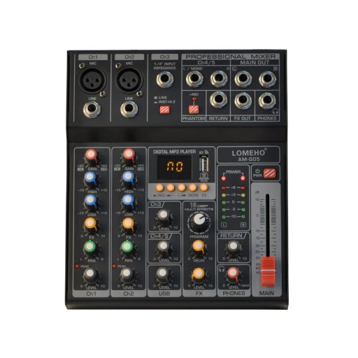 Mikser audio LOMEHO AM-G05 bluetooth