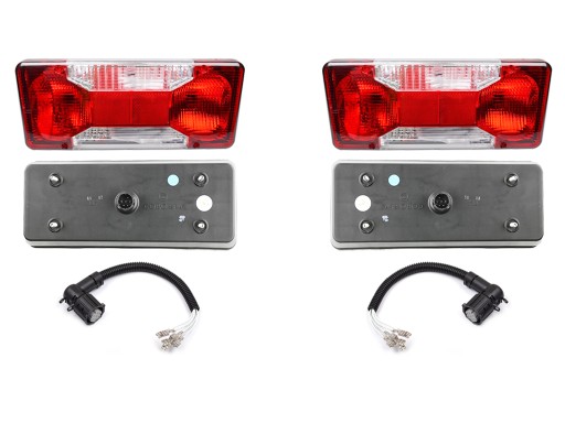 ZESTAW LAMP TYLNYCH Z WIĄZKAMI IVECO DAILY DUCATO