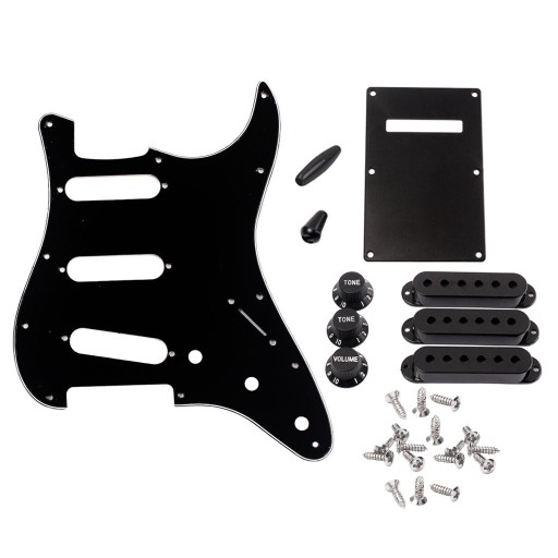 11-otworowa maskownica SSS Pickguard gitarowa z 3 przetwornikami z pojedync