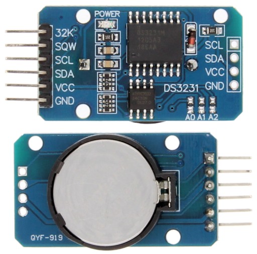 Zegar Moduł Czasu DS3231 RTC AT24C32 Arduino +bat.