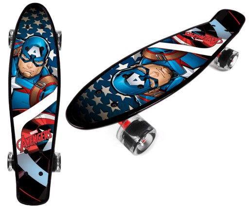 DESKOROLKA DESKA FISZKA MOCNA 55cm AVENGER AMERYKA