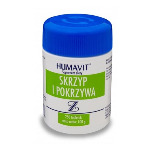 Humavit Z drożdże piwne ze skrzypem 250 tabletek