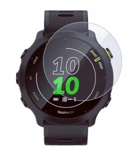 Szkło hartowane 9H do Garmin Forerunner 55 / 158 Średnica 35mm